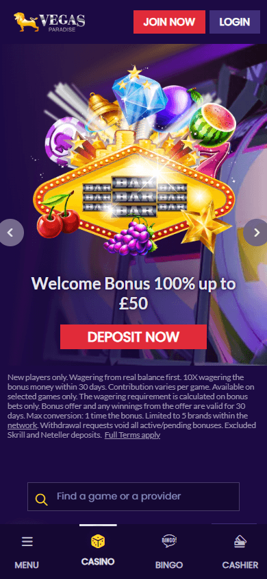 vegasparadise_casino_homepage_mobile