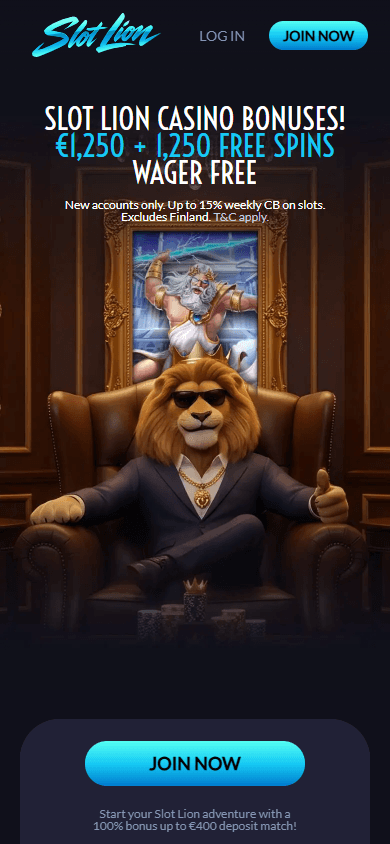 slot_lion_casino_homepage_mobile