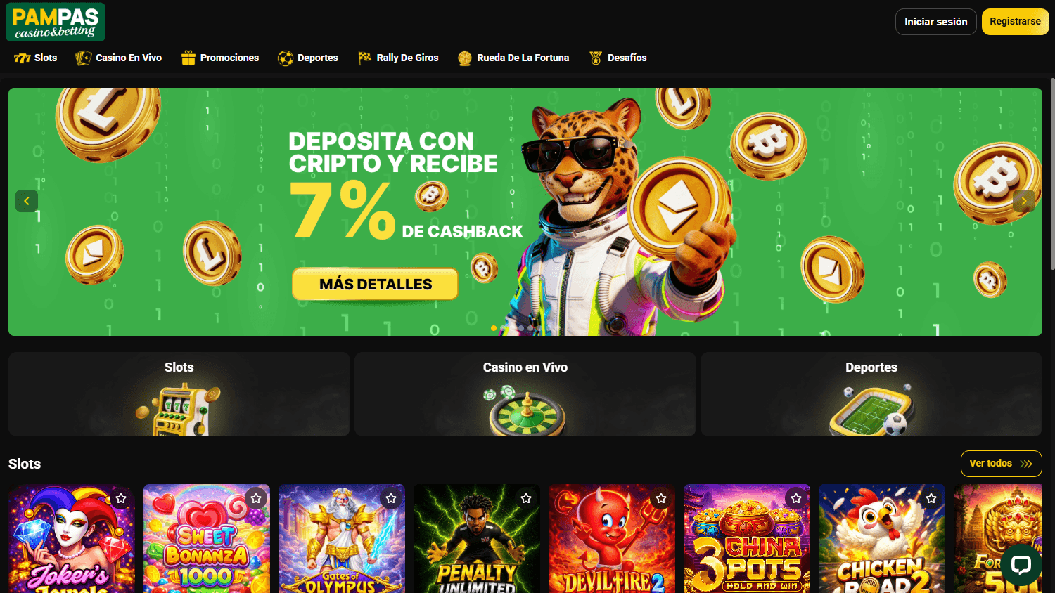 pampas_casino_homepage_desktop