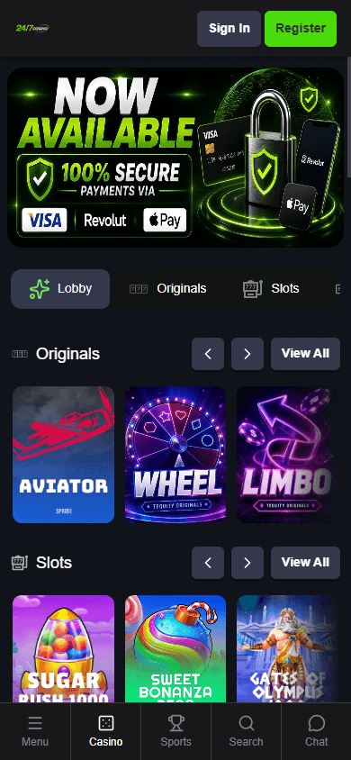 247_casino_homepage_mobile