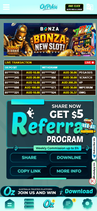 ozpokie_casino_homepage_mobile