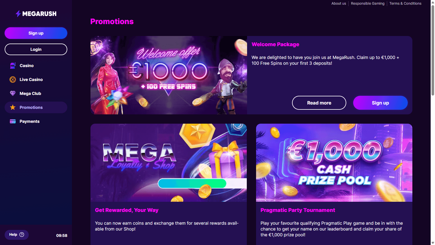 MegaRush_Casino_promotions_desktop