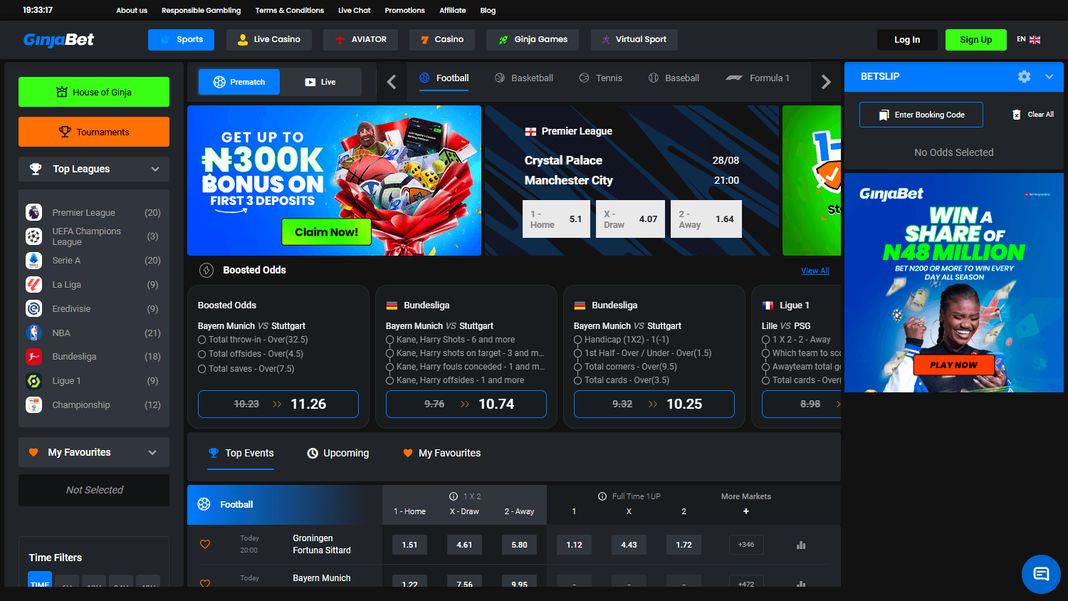 ginjabet_casino_homepage_desktop