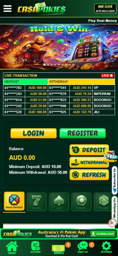cashpokies_casino_homepage_mobile