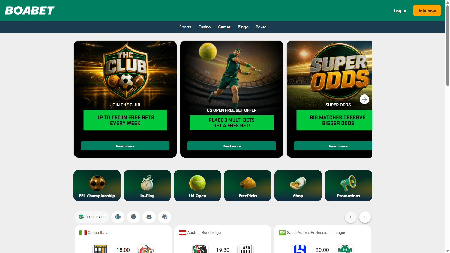 BoaBet_Casino_homepage_desktop