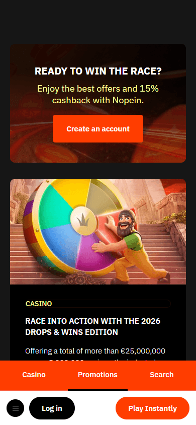 Nopein_Casino_promotions_mobile
