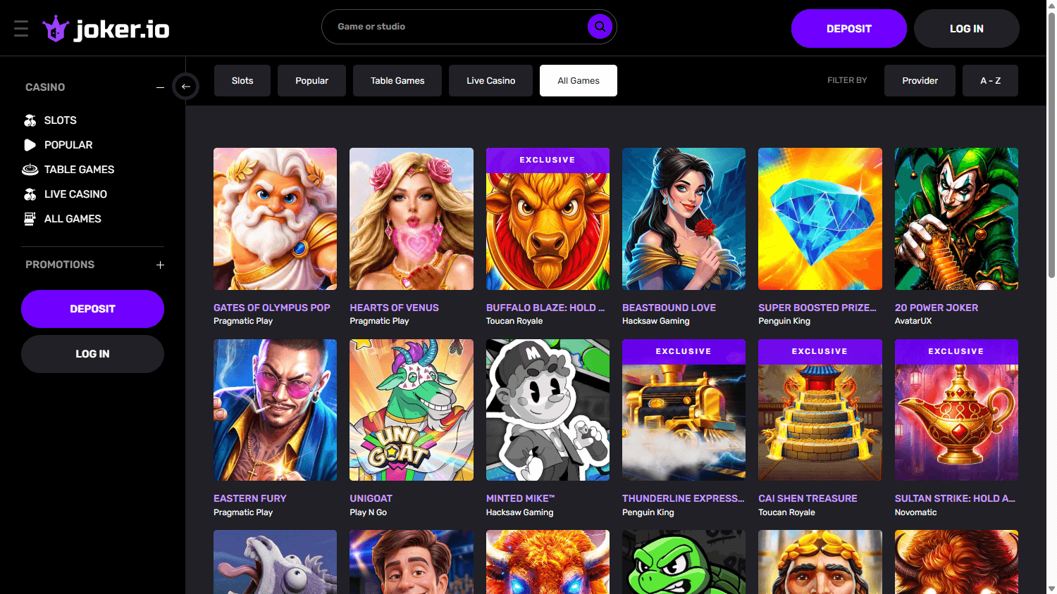 Joker.io_Casino_game_gallery_desktop