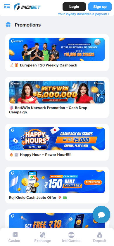 Indibet_Casino_promotions_mobile