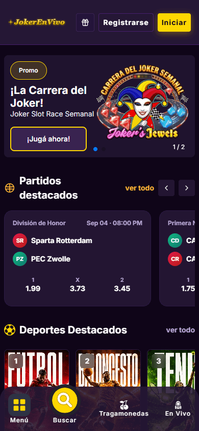jokerenvivo_casino_homepage_mobile