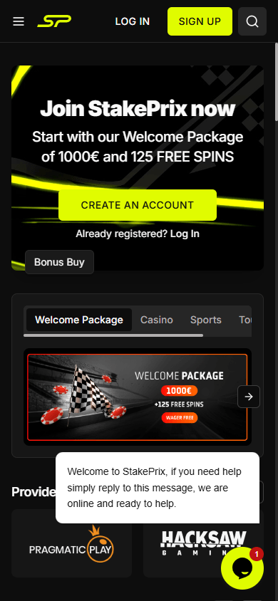 StakePrix_Casino_homepage_mobile