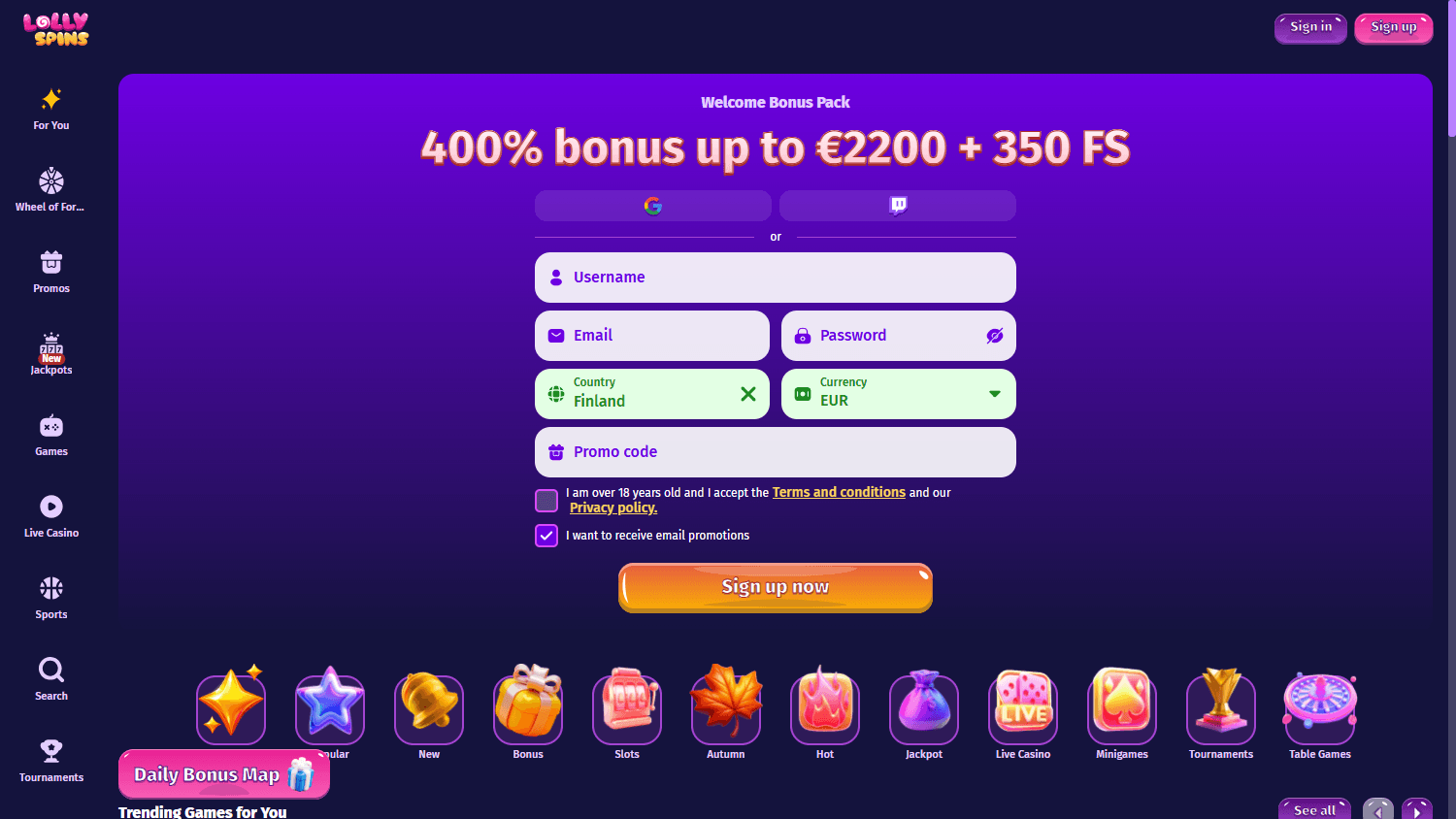 lolly_spins_casino_homepage_desktop