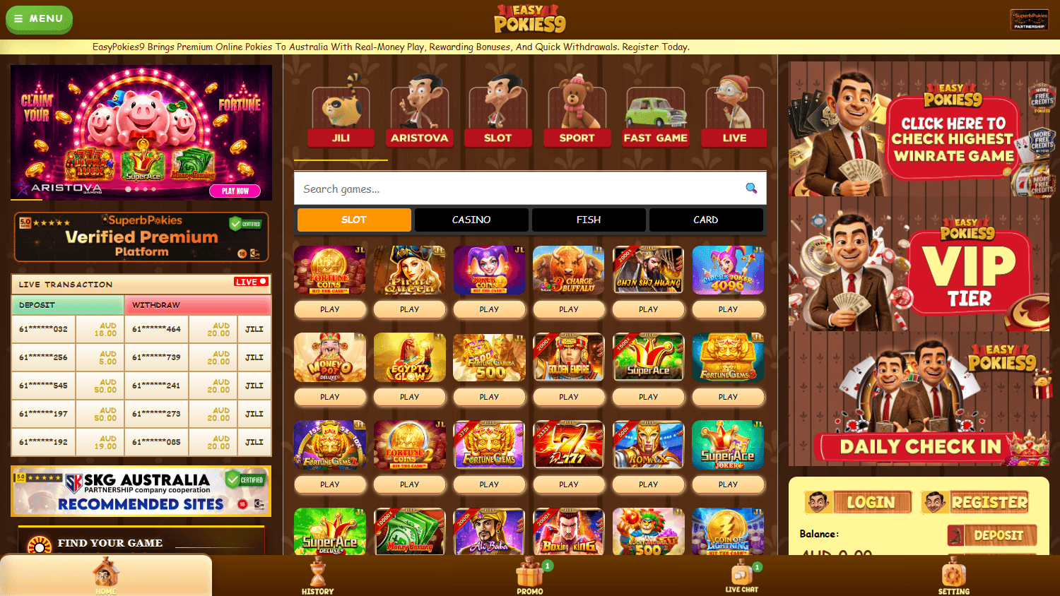 easypokies9_casino_homepage_desktop
