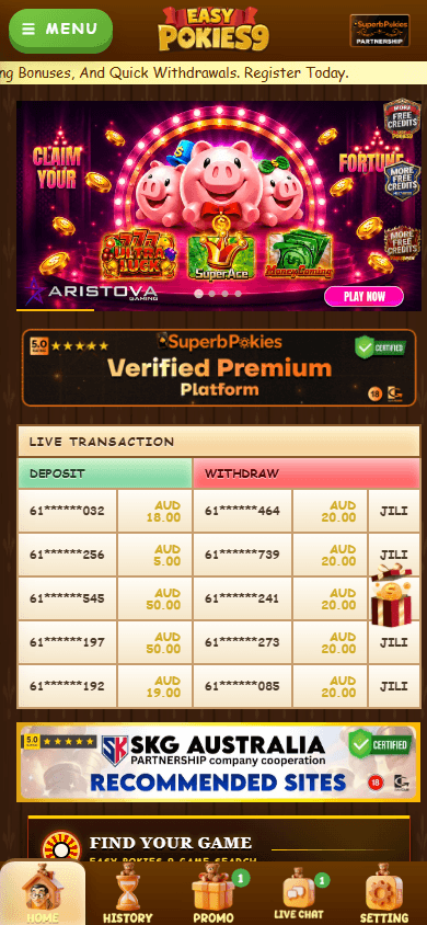 easypokies9_casino_homepage_mobile