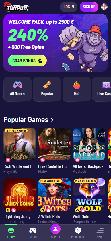 tuffpuff_casino_homepage_mobile