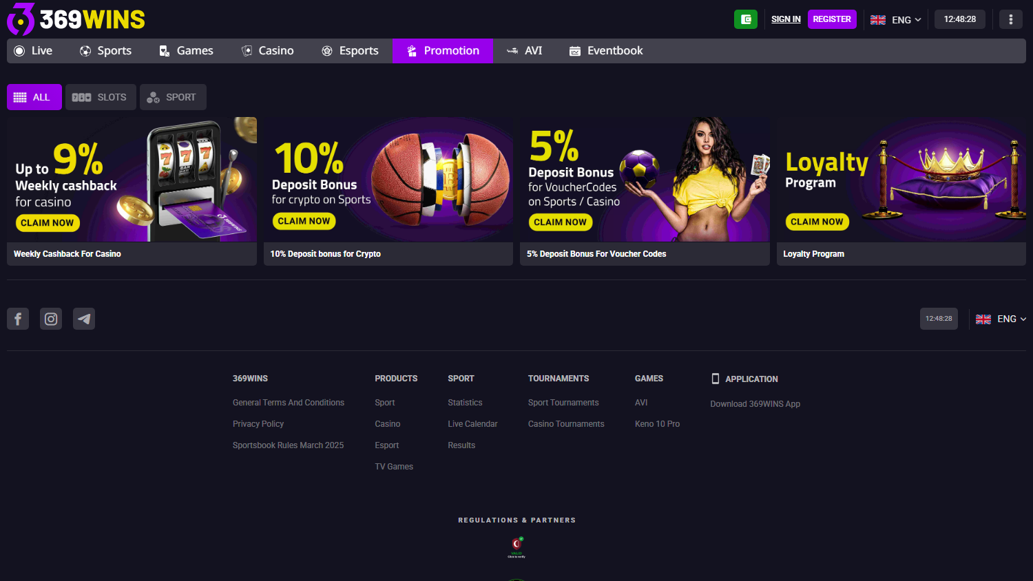 369wins_Casino_promotions_desktop