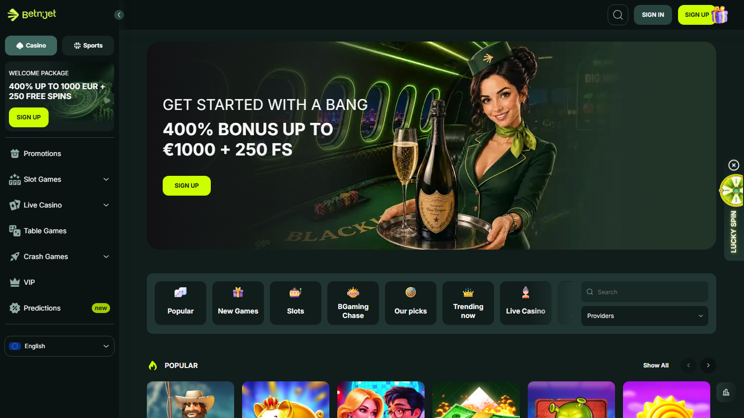 BetNjet_Casino_homepage_desktop
