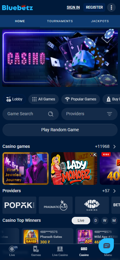 Bluebetz_Casino_game_gallery_mobile