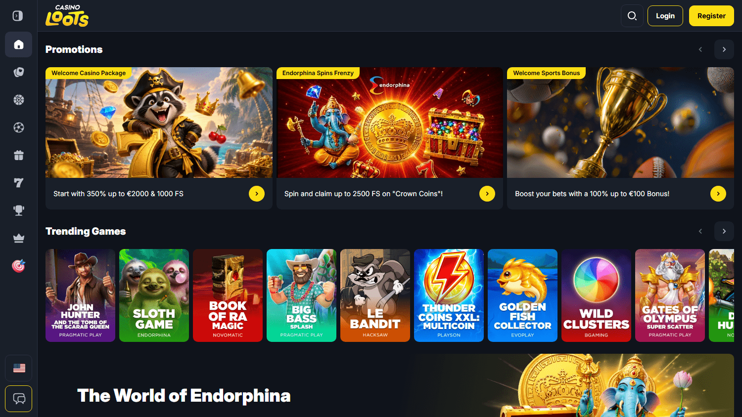 Casinoloots_homepage_desktop