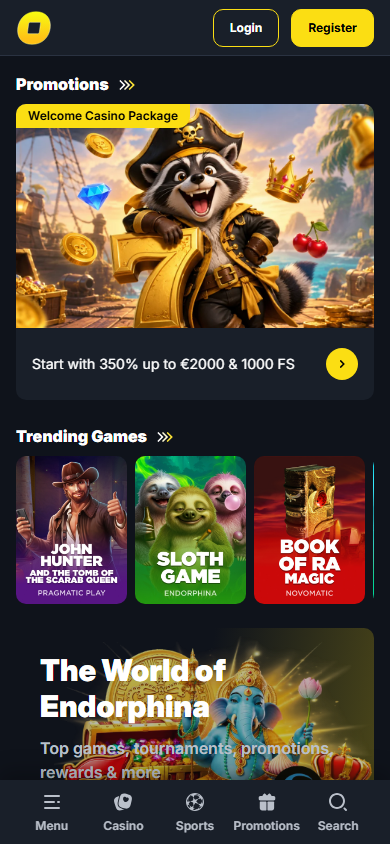 Casinoloots_homepage_mobile