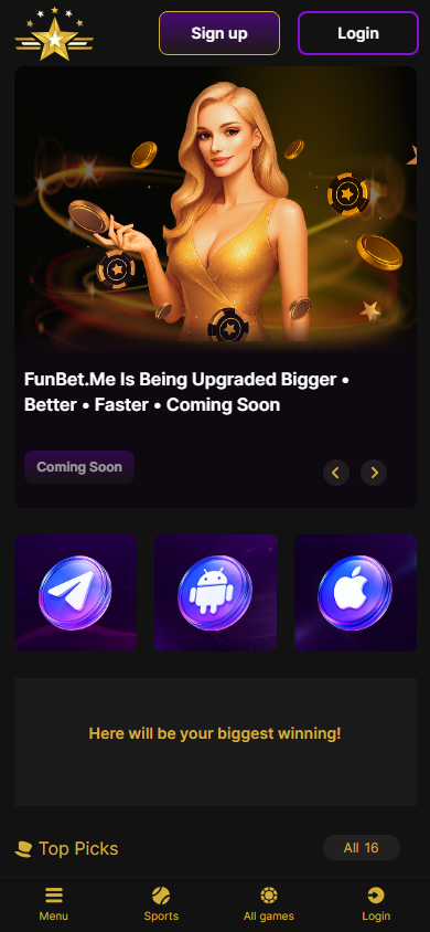 FunBet.Me_Casino_homepage_mobile