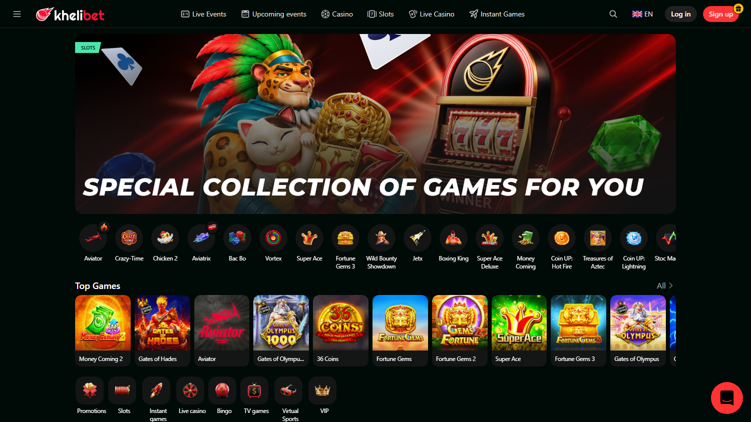 Kheli_Bet_Casino_homepage_desktop