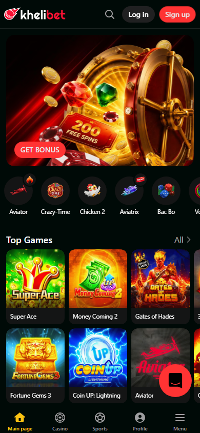 Kheli_Bet_Casino_homepage_mobile