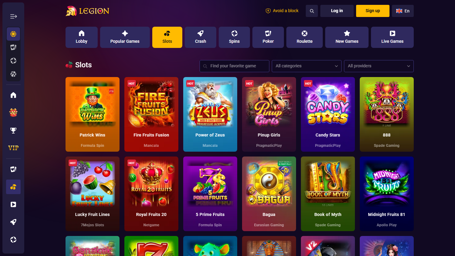 Legion_Casino_game_gallery_desktop