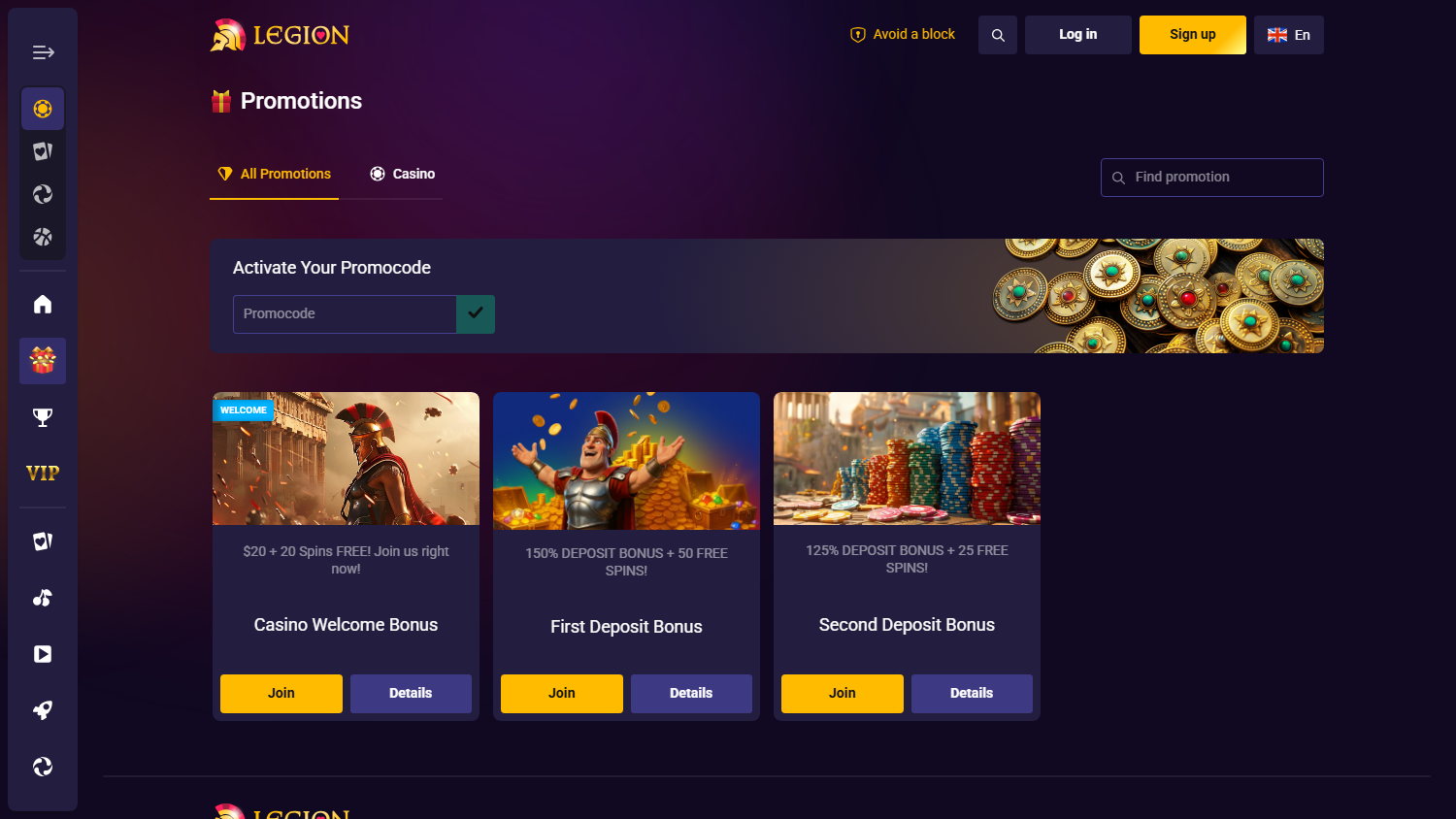 Legion_Casino_promotions_desktop