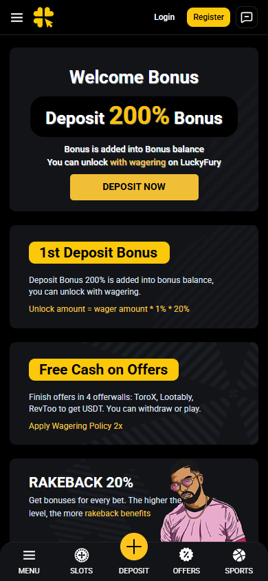 LuckyFury_Casino_promotions_mobile