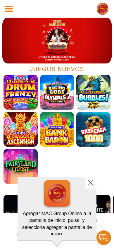 MAC_Group_Online_Casino_homepage_mobile