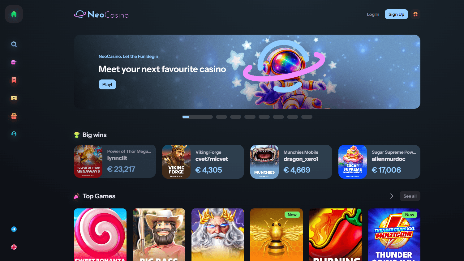 NeoCasino_homepage_desktop