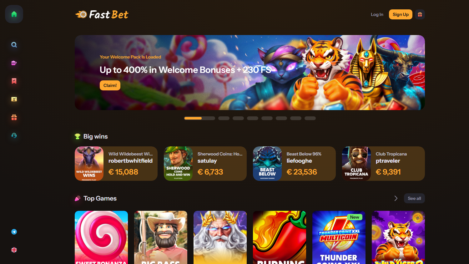 FastBets_Casino_homepage_desktop
