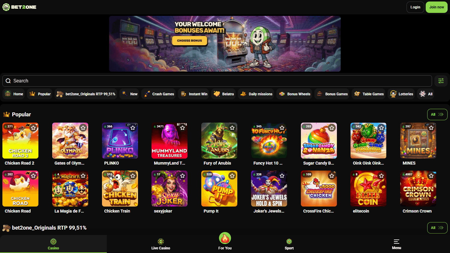 Bet2one_Casino_game_gallery_desktop