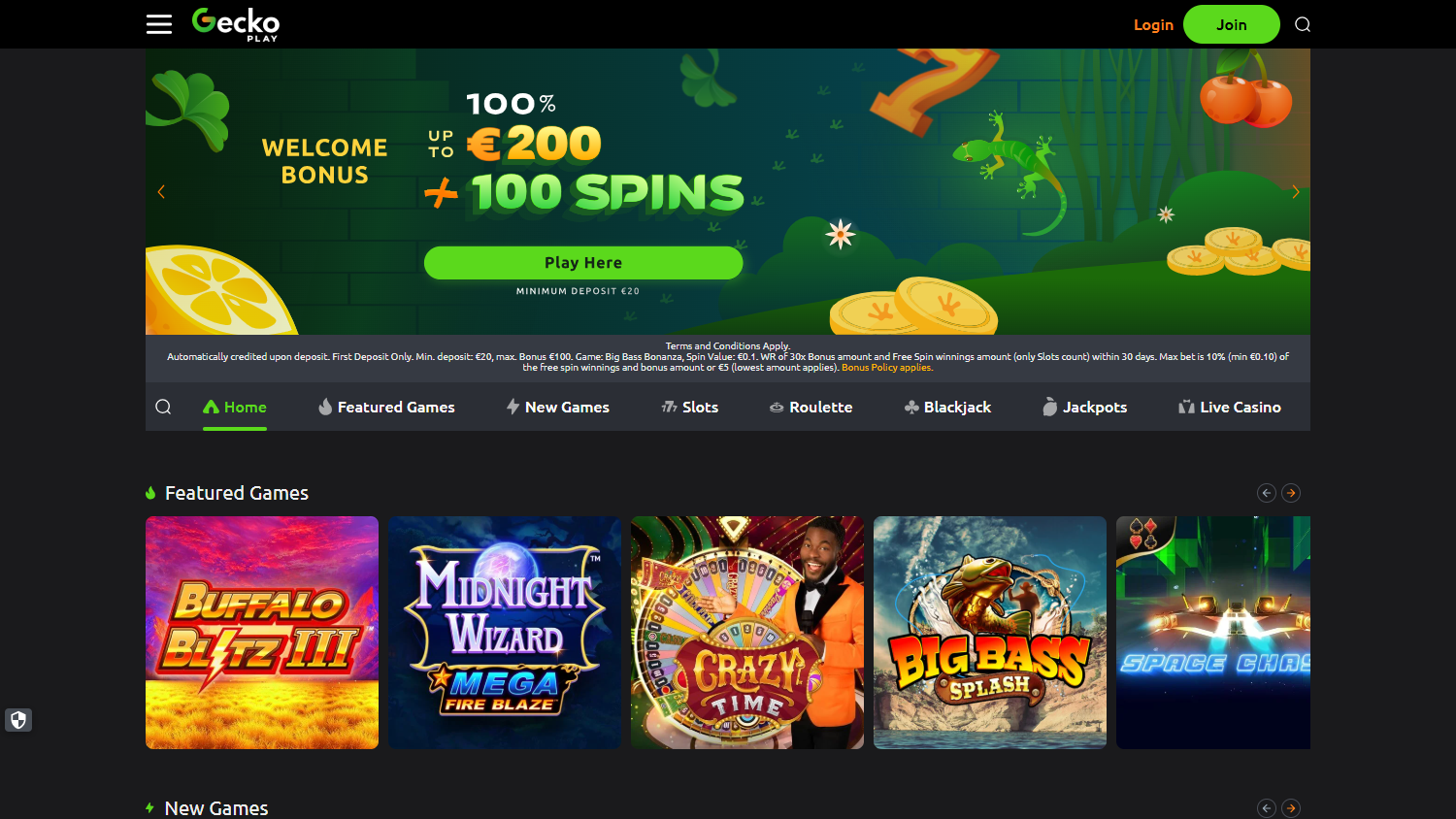 GeckoPlay_Casino_DK_homepage_desktop
