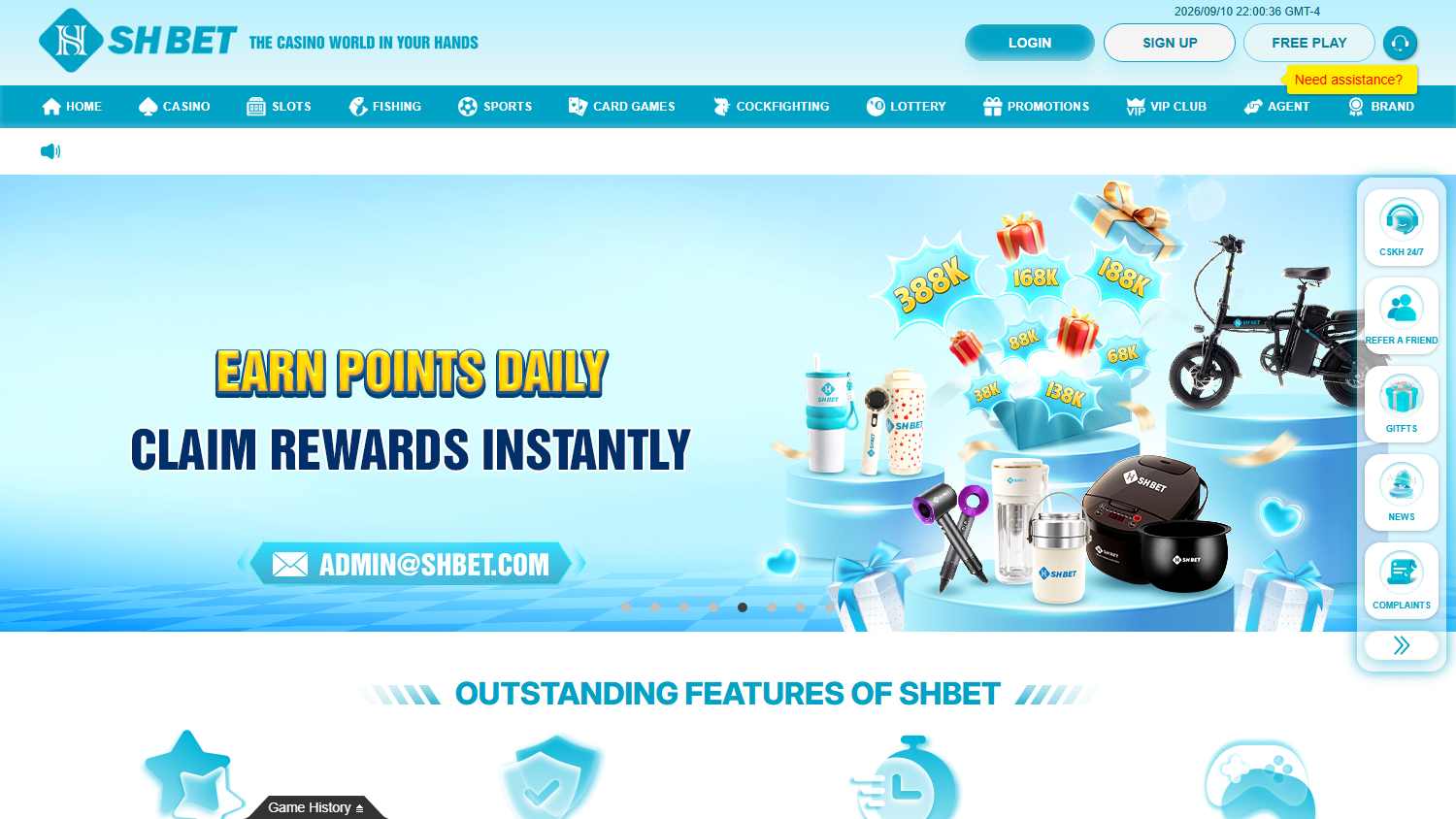 Shbet_Casino_homepage_desktop