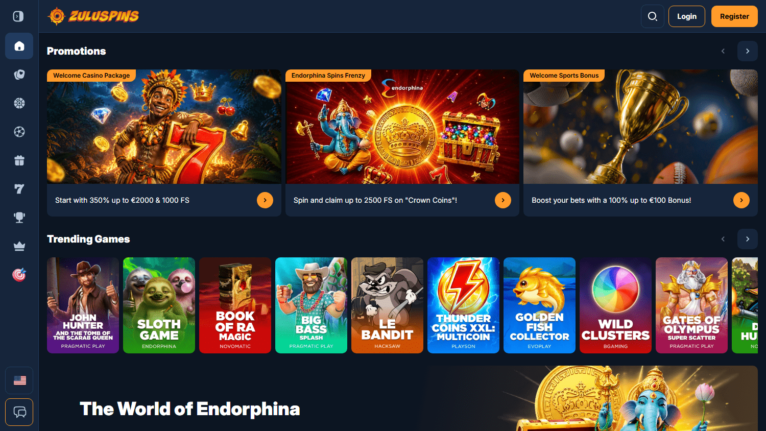 Zuluspins_Casino_homepage_desktop