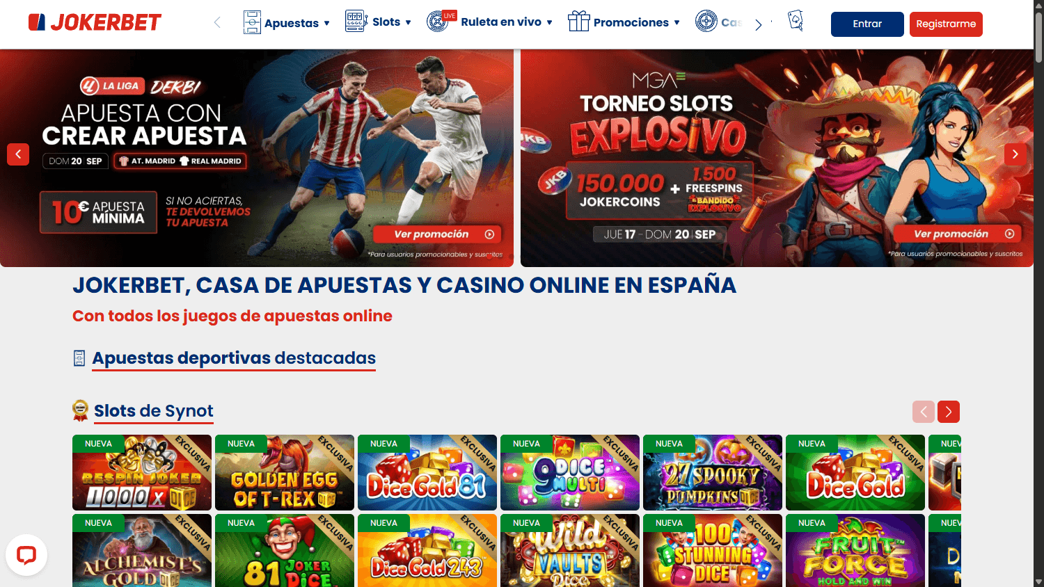 Jokerbet_Casino_ES_homepage_desktop