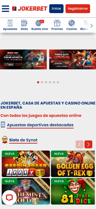 Jokerbet_Casino_ES_homepage_mobile