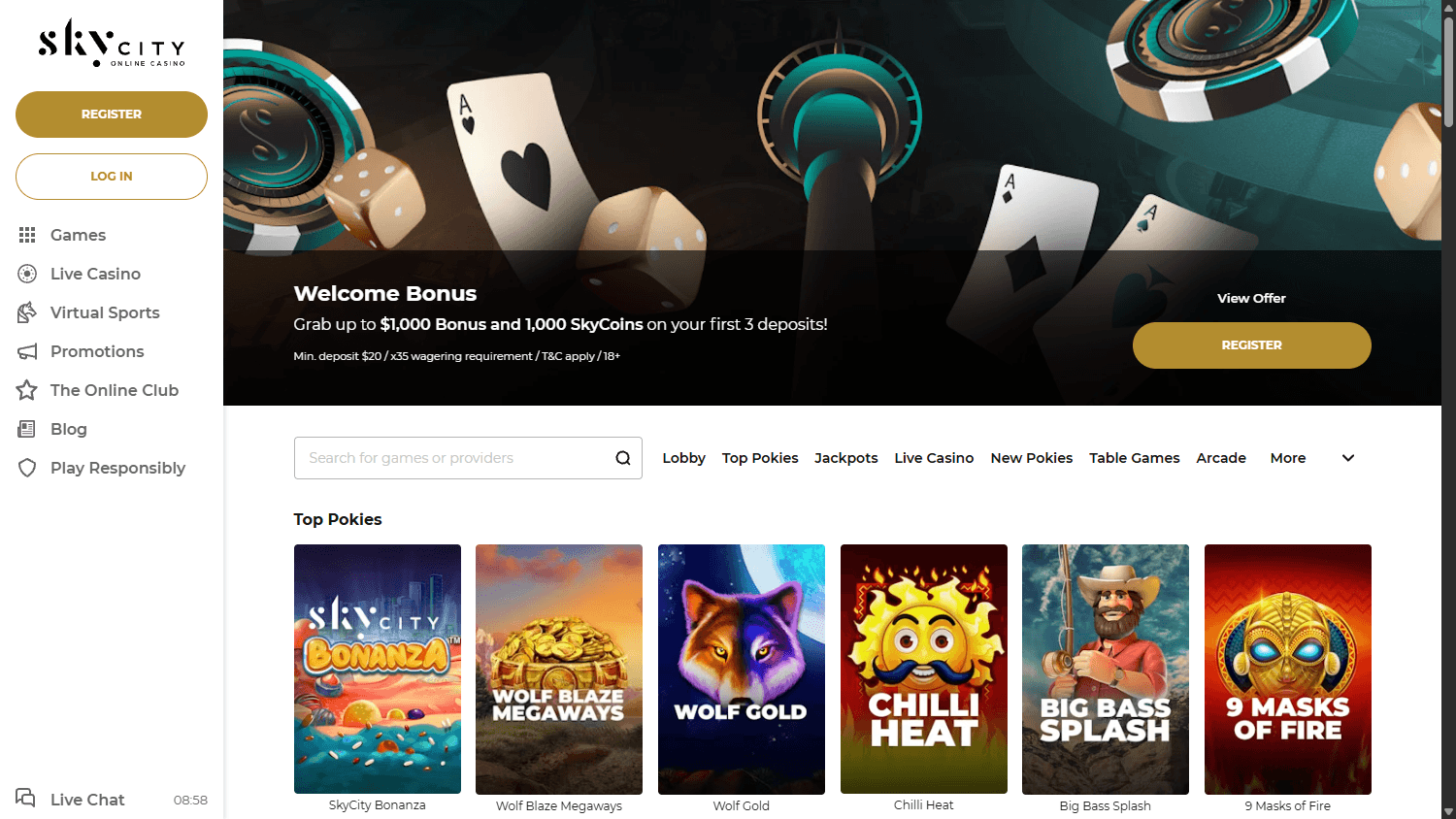 SkyCity_Casino_homepage_desktop