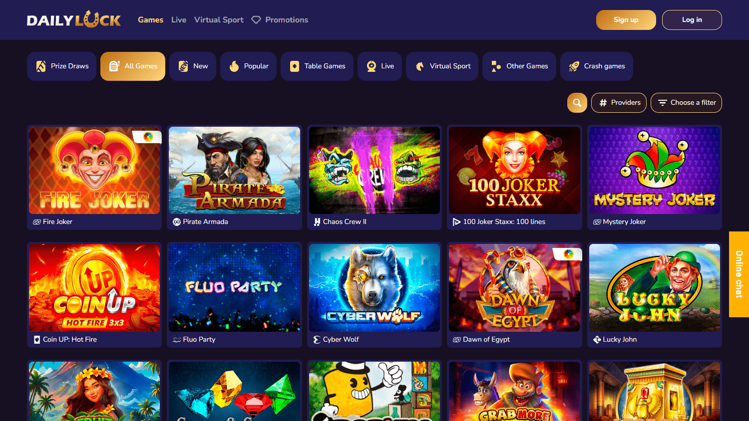 Dailyluck_Casino_game_gallery_desktop