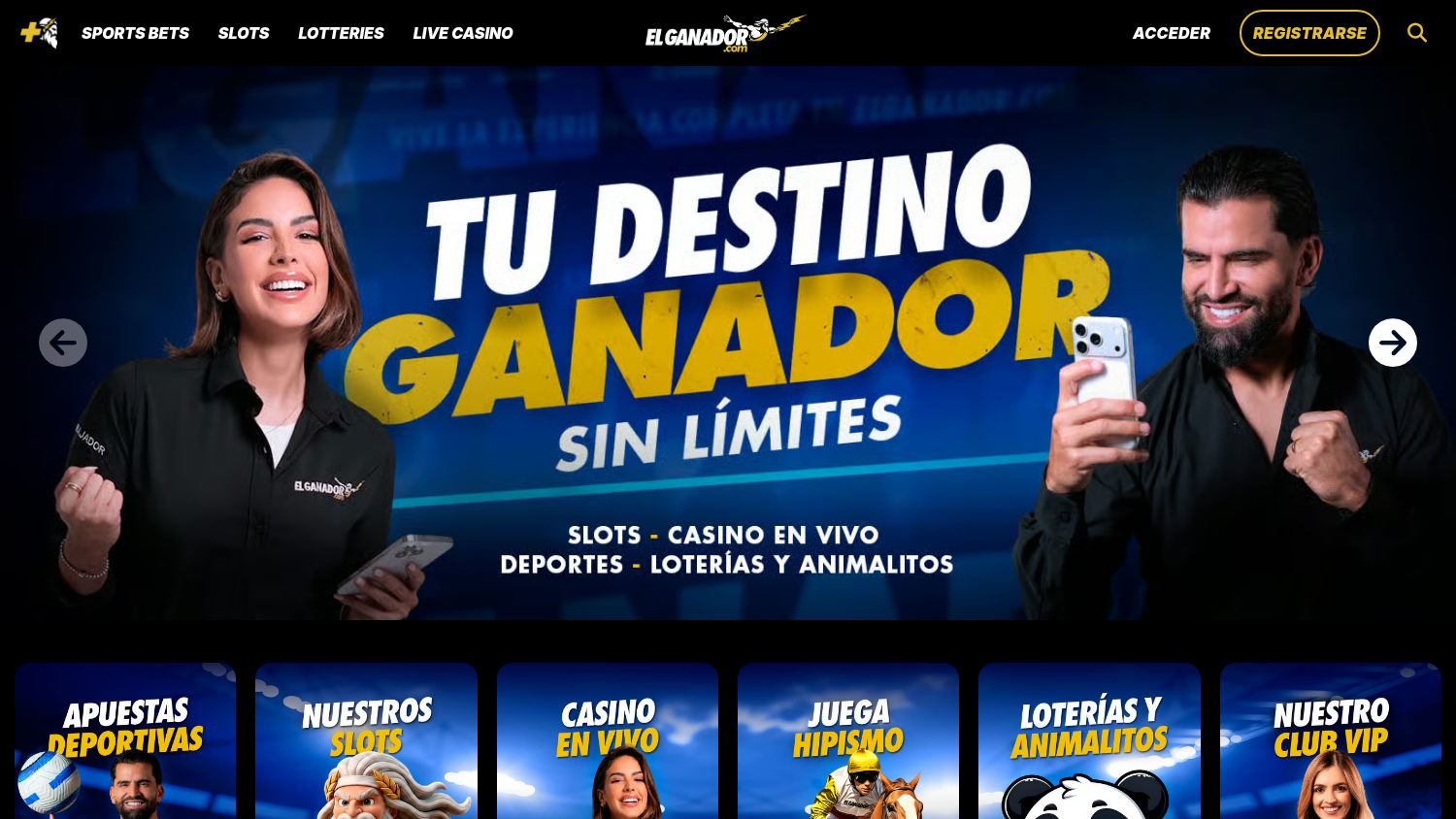 El_Ganador_Casino_homepage_desktop
