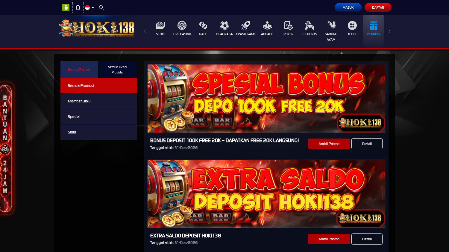Hoki138_Casino_promotions_desktop