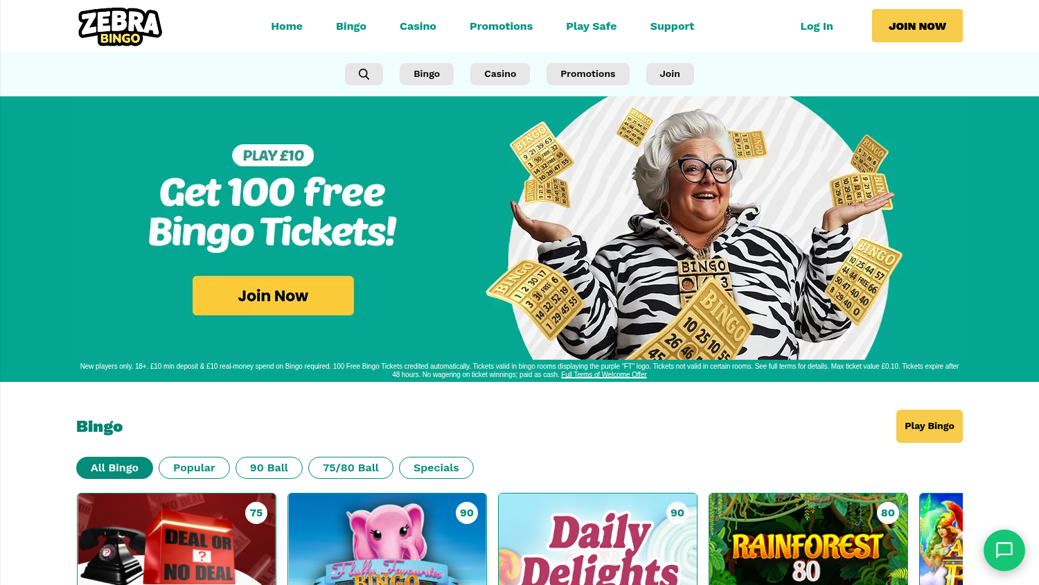 ZebraBingo_Casino_homepage_desktop