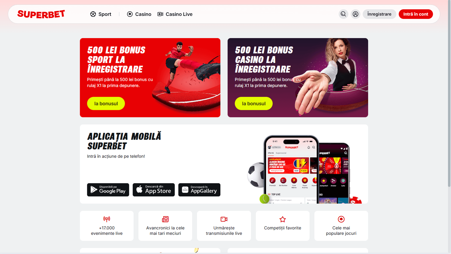 Superbet_Casino_RO_homepage_desktop