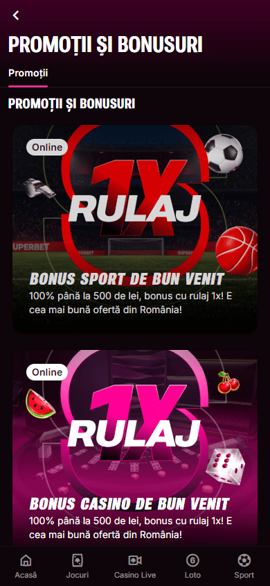 Superbet_Casino_RO_promotions_mobile