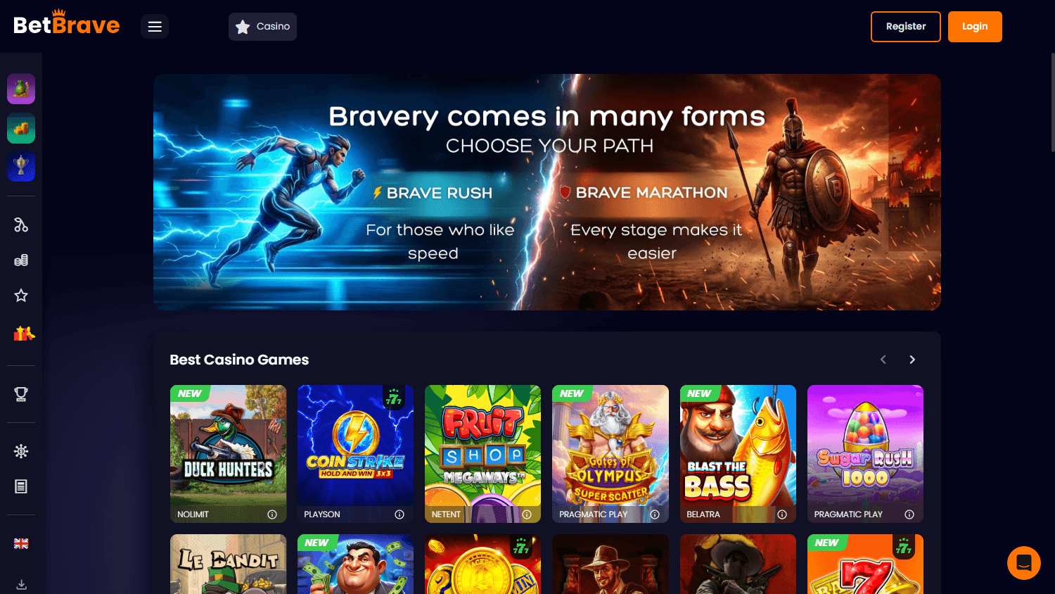 betbrave_casino_homepage_desktop