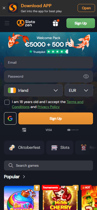 slotozen_casino_homepage_mobile