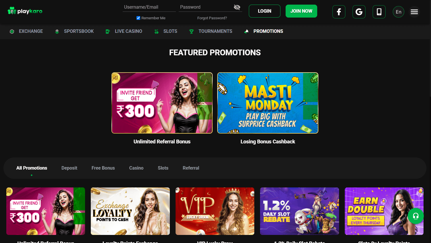 playkaro_casino_promotions_desktop
