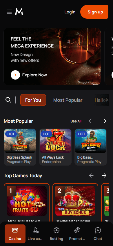 casinomega_homepage_mobile
