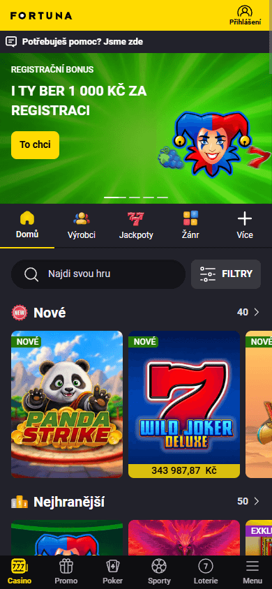 fortuna_casino_cz_homepage_mobile